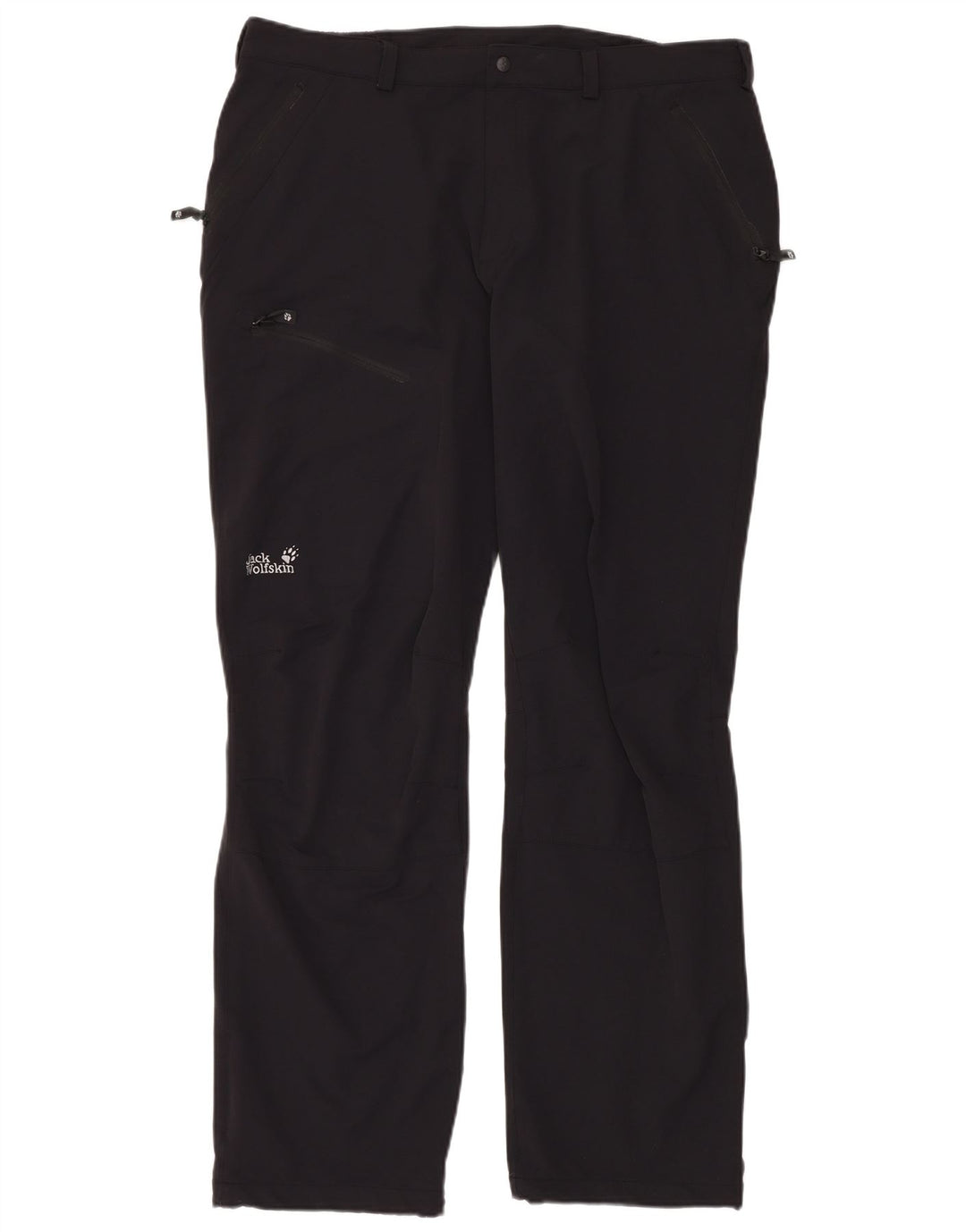 Jack Wolfskin Pantalones cargo para hombre UK 48 2XL W40 L34 Poliamida negra