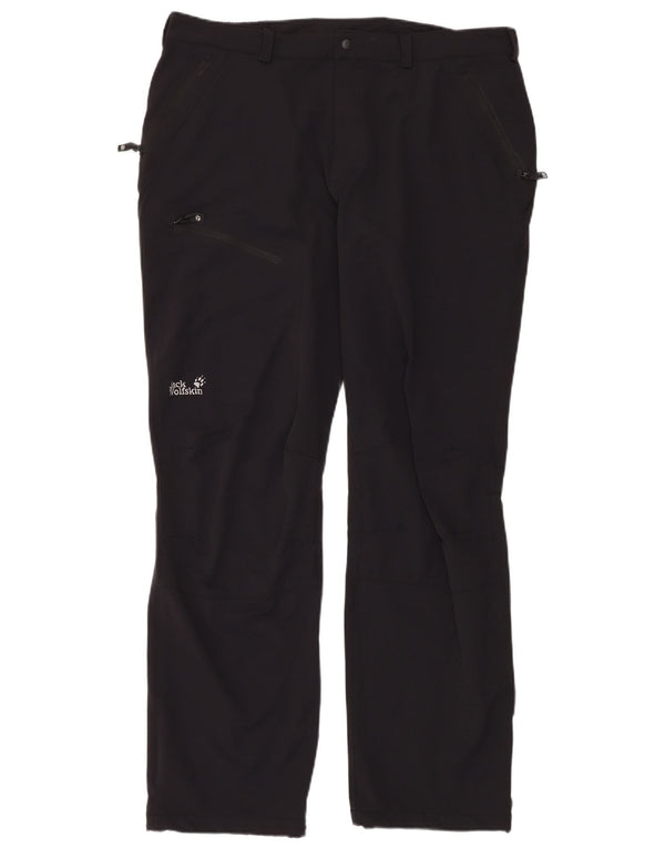 Jack Wolfskin Pantalones cargo para hombre UK 48 2XL W40 L34 Poliamida negra