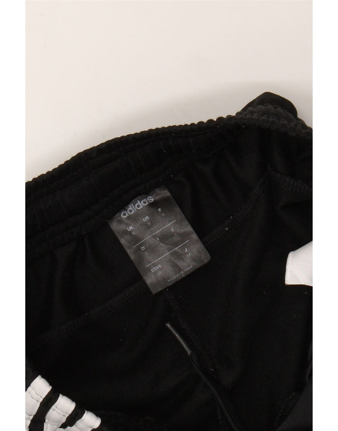 Adidas Pantalones de chándal para mujer UK 10 Small Black Poliéster