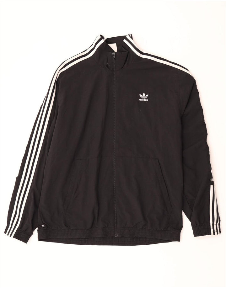Adidas - Chaqueta de chándal para hombre, talla 3XL, poliamida negra