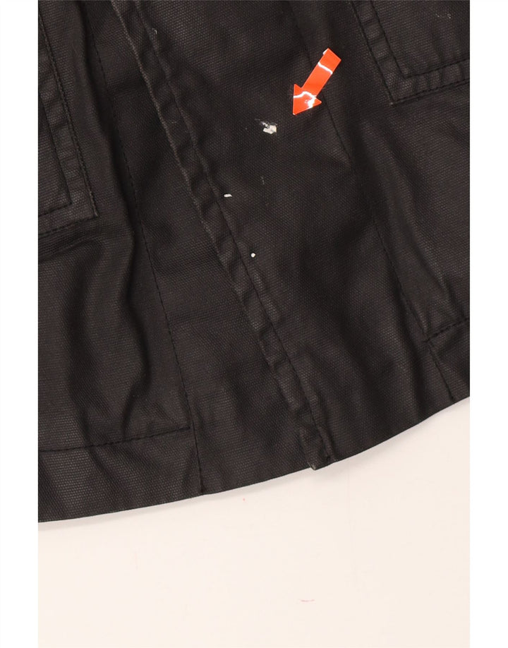 FRENCH CONNECTION Mens Military Jacket UK 40 Large Black Polyester Vintage French Connection and Second-Hand French Connection from Messina Hembry 