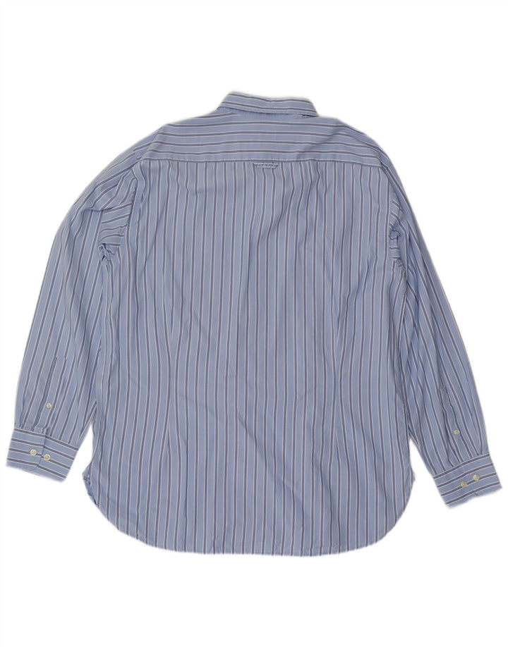 Camisa Gant Hombre XL Algodón A Rayas Azul
