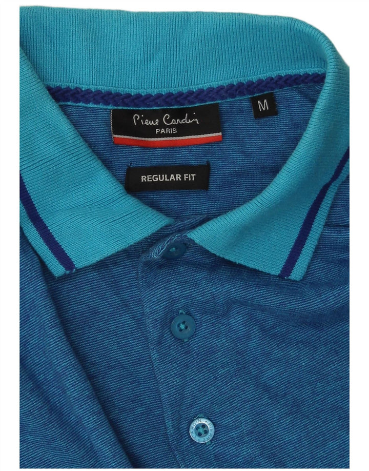 Pierre Cardin Polo De Corte Regular Para Hombre De Algodón Azul Medio