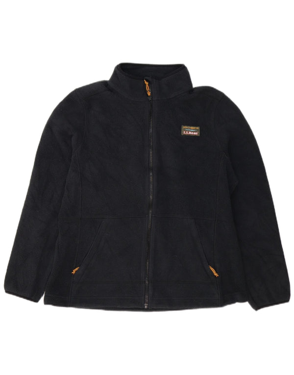 L.L.BEAN Chaqueta polar para mujer UK 46 Grande Poliéster negro