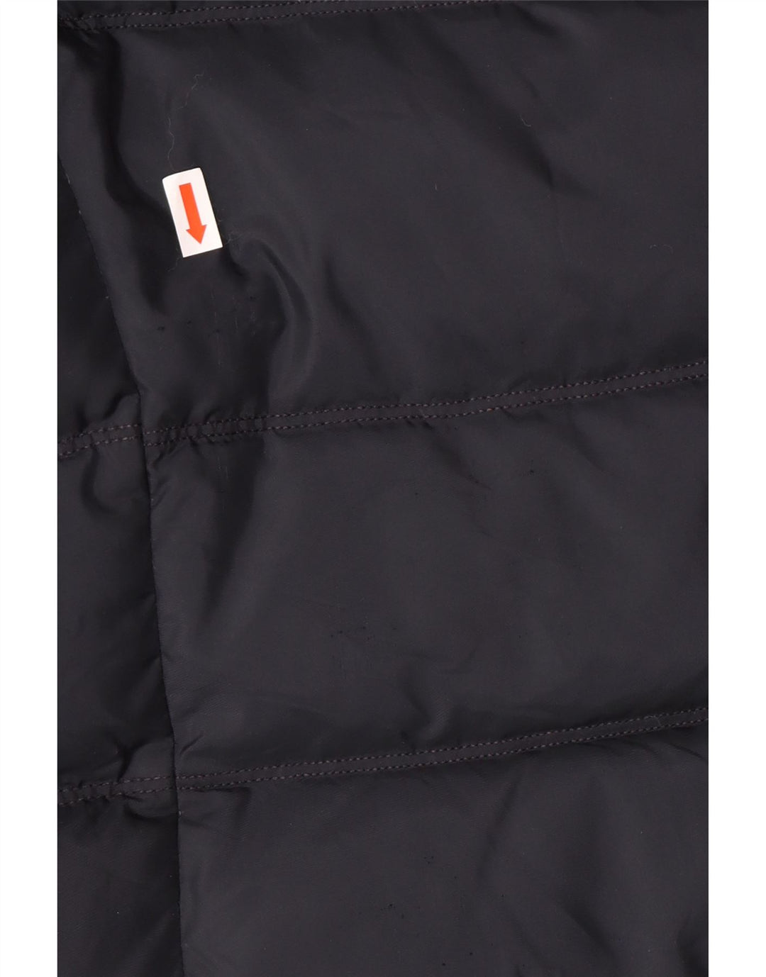 TOMMY HILFIGER Abrigo acolchado con capucha para mujer UK 10 Small Poliéster azul marino