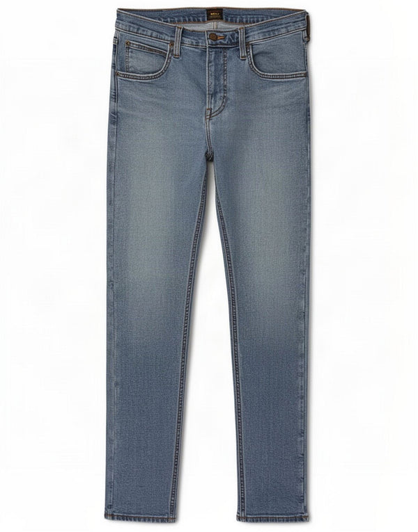 Lee Mens Luke Tapered Slim Jeans W32 L32 Algodón azul
