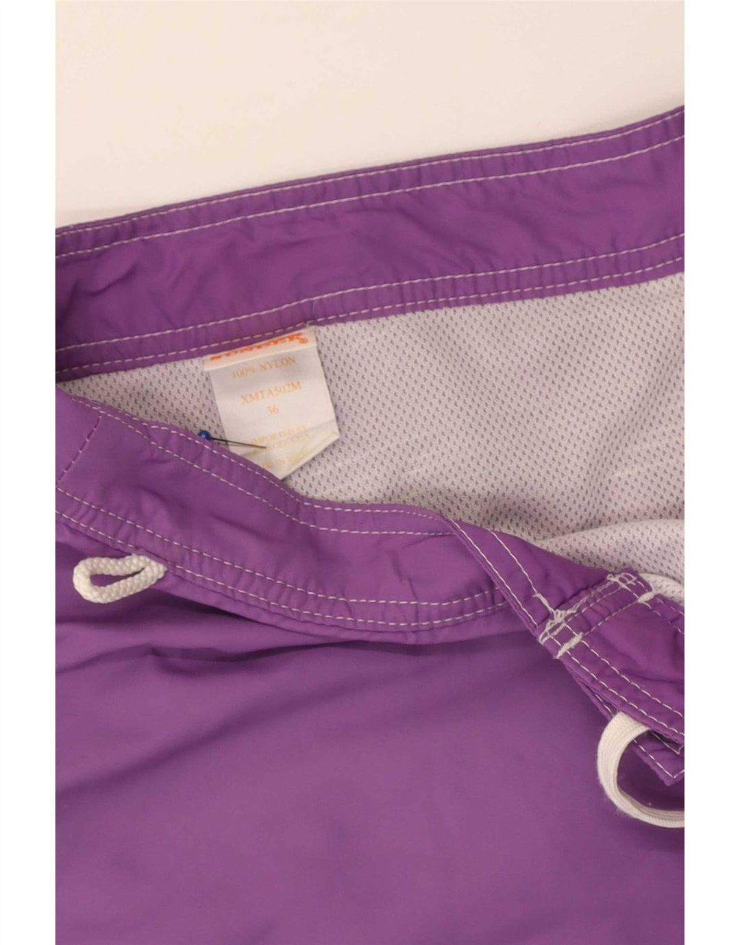 Sundek Bañador para hombre, talla grande, nailon morado