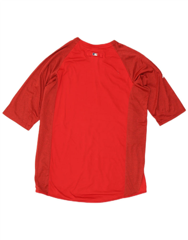 Majestic Camiseta Hombre Top Grande Poliéster Rojo Deportes