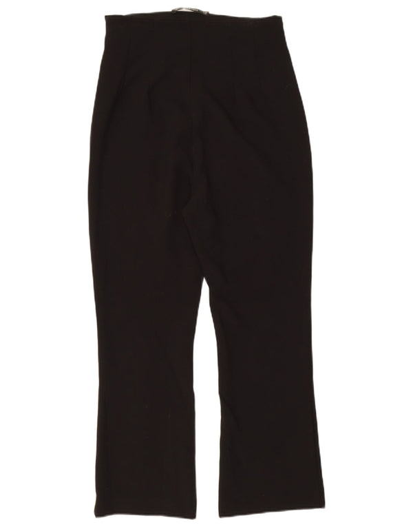 Zara Mujer Pantalones Cortos Bootcut W26 L23 Negro
