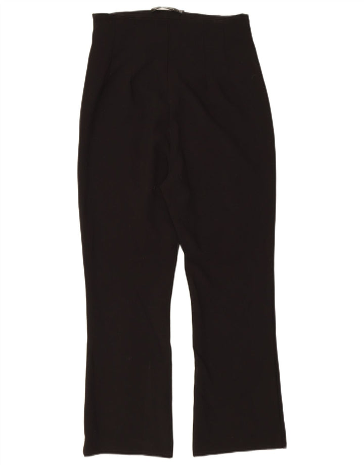 Zara Mujer Pantalones Cortos Bootcut W26 L23 Negro