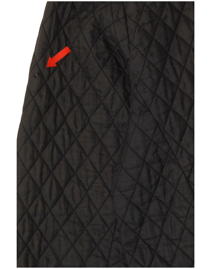 BARBOUR Chaqueta acolchada para mujer UK 40 Grande Nylon negro
