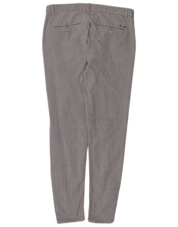 Zara Mens Skinny Chino Pantalones EU 40 Medium W31 L28 Algodón Azul