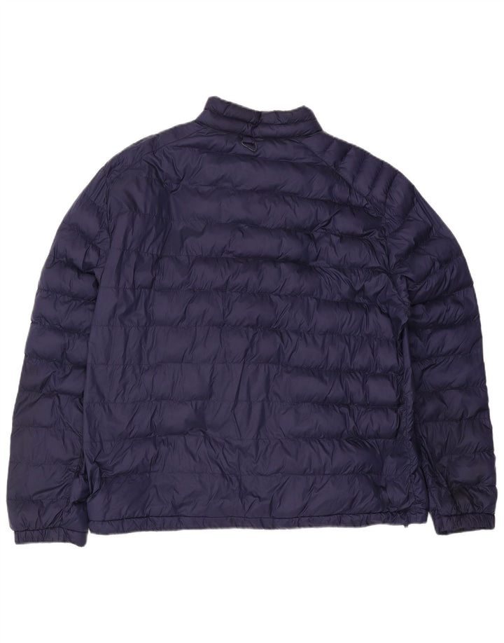 Zara Chaqueta Acolchada Hombre UK 44 2XL Azul Marino Poliéster