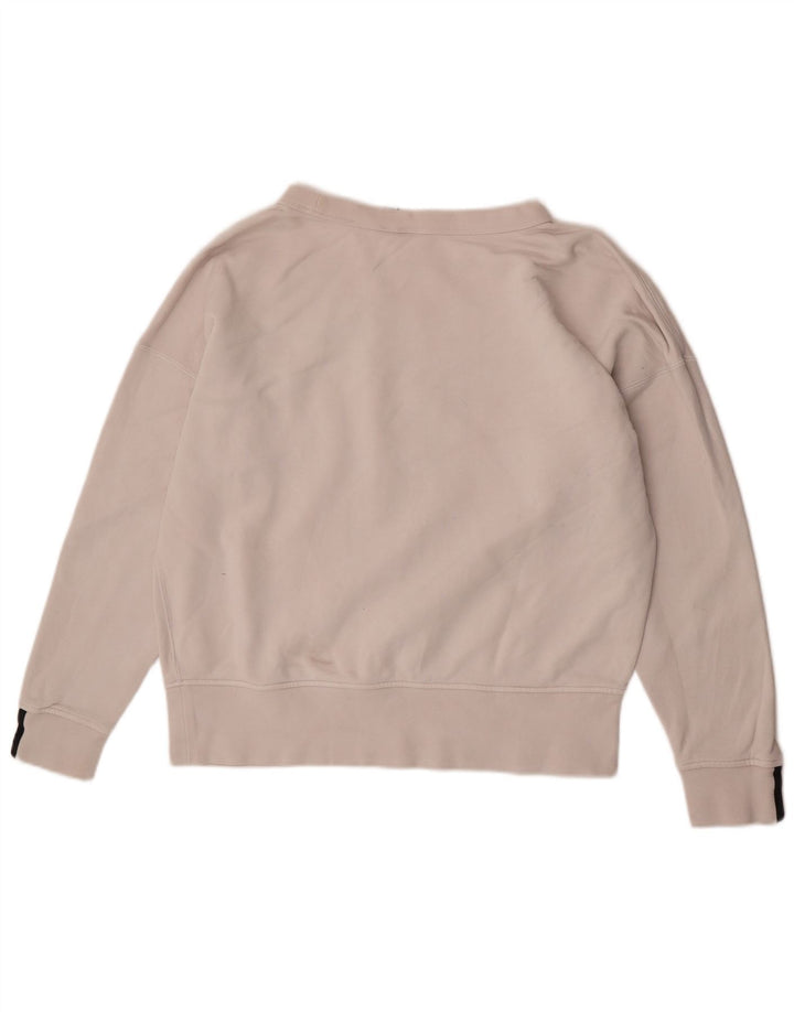 Adidas - Sudadera extragrande para mujer, talla 10, algodón blanco pequeño