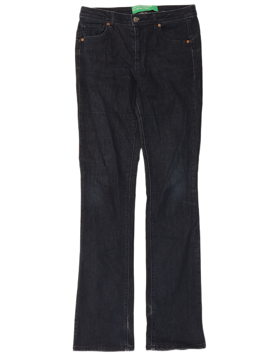 Vaqueros Bootcut Mujer Benetton W30 L34 Azul Marino