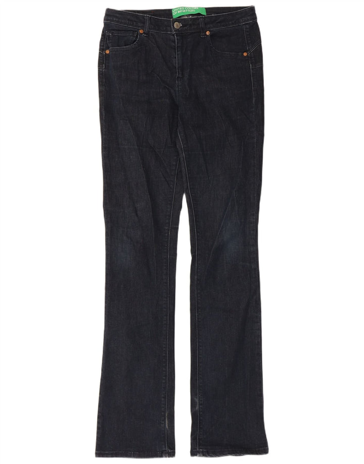 Vaqueros Bootcut Mujer Benetton W30 L34 Azul Marino