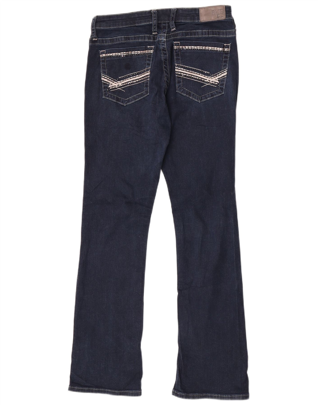 BKE Vaqueros Payton de corte regular para mujer W28 L31 Algodón azul marino