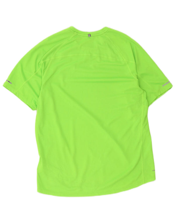 Nike - Camiseta Dri Fit para hombre, talla grande, poliéster verde