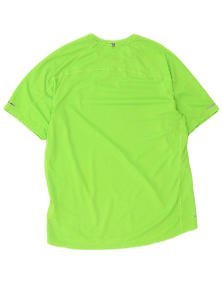 Nike - Camiseta Dri Fit para hombre, talla grande, poliéster verde