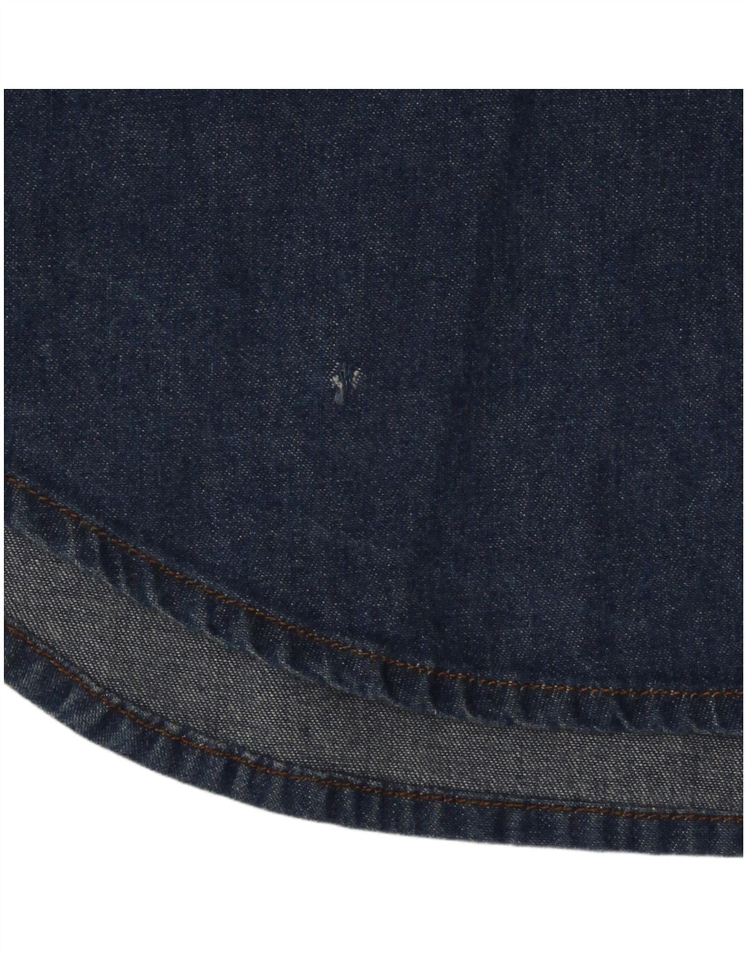 Camisa Vaquera Carrera Hombre Azul Medio Algodón