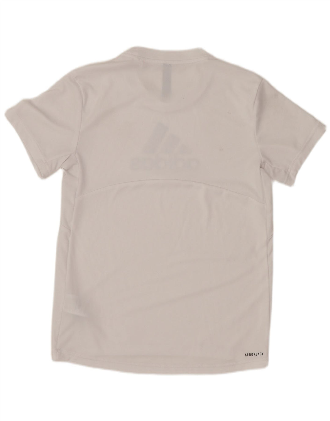 Adidas Mujer Prime Blue Graphic Camiseta Top UK 4/6 XS Blanco Poliéster