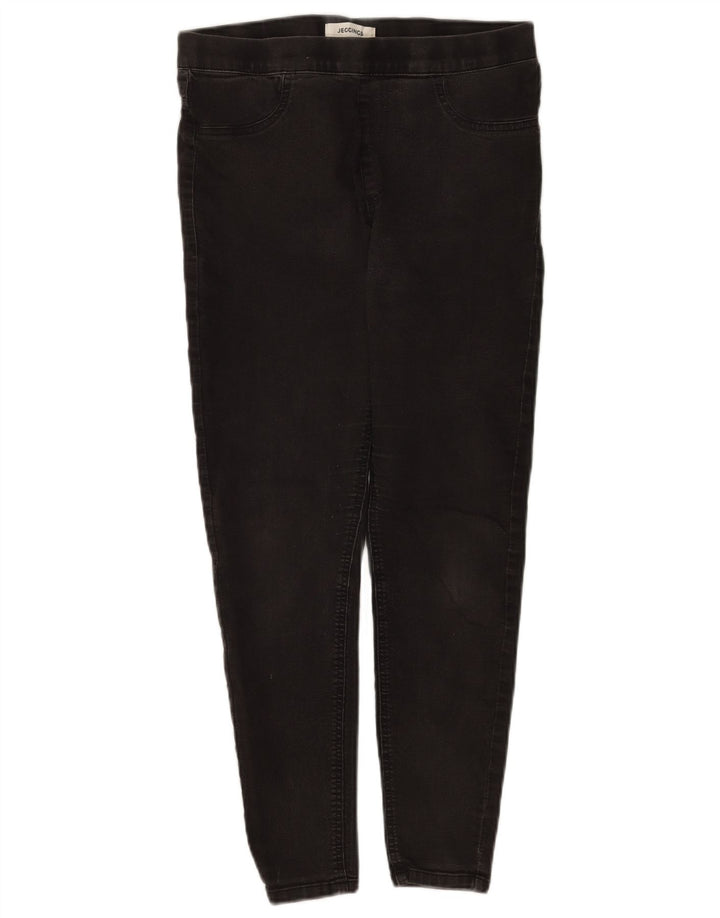Marks & Spencer Jeans Jegging para Mujer UK 12 Medium W30 L35 Algodón Negro