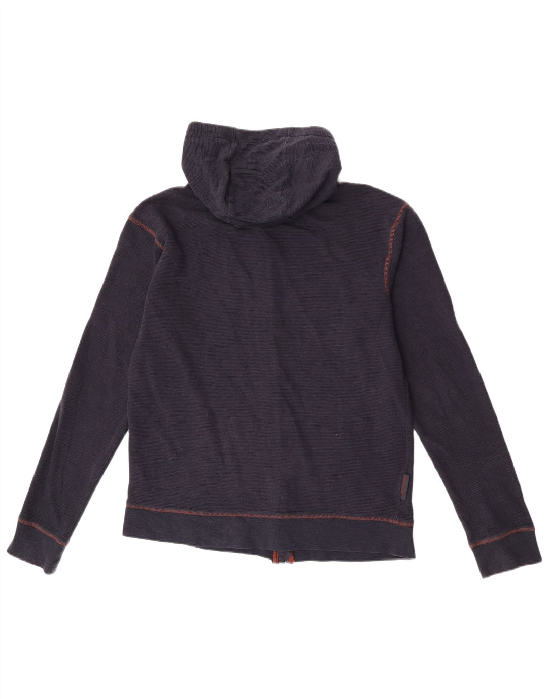 Mountain Warehouse Suéter con capucha y cremallera para hombre Algodón azul marino mediano