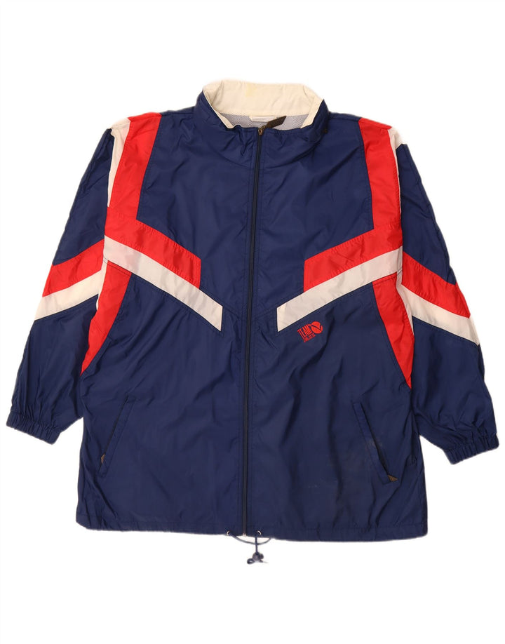 Alex Athletics Chaqueta de chándal para hombre XL Azul marino Colorblock