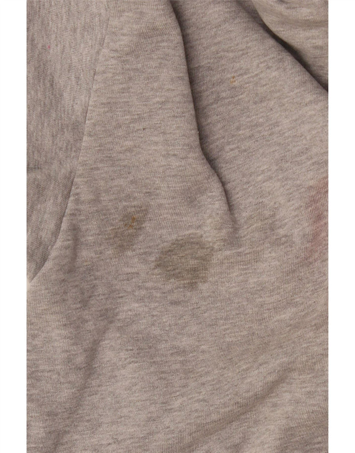 Diesel Hombre Sudadera Con Capucha Gráfica Jersey Pequeño Gris