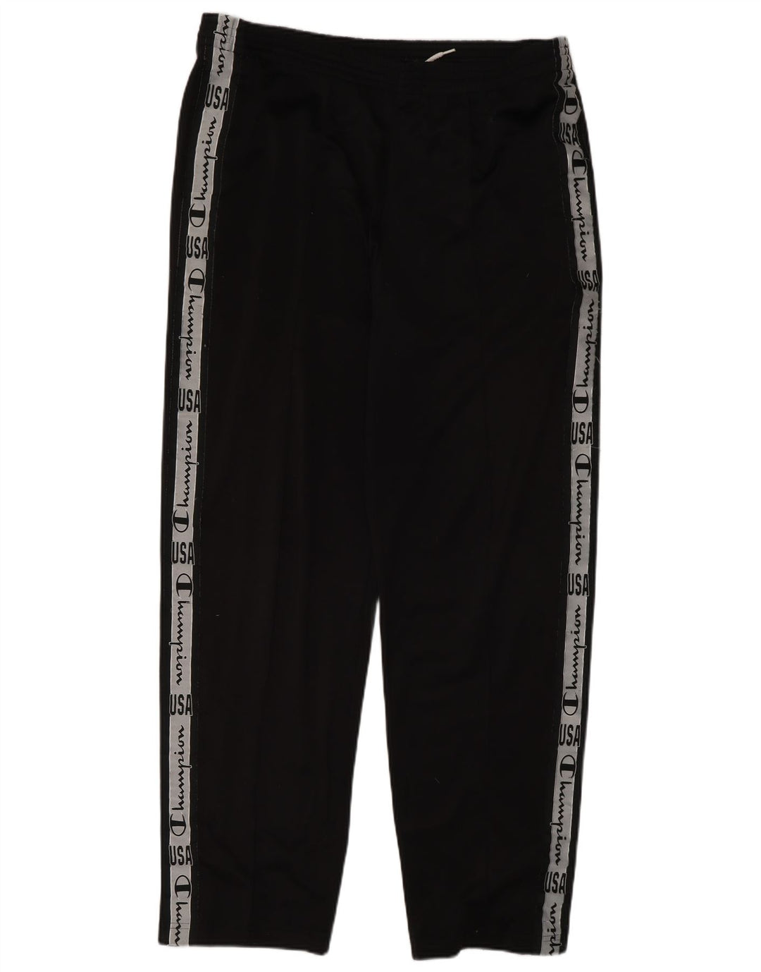 Champion Pantalones De Chándal Con Estampado De Poliéster Negro Grande Para Hombre