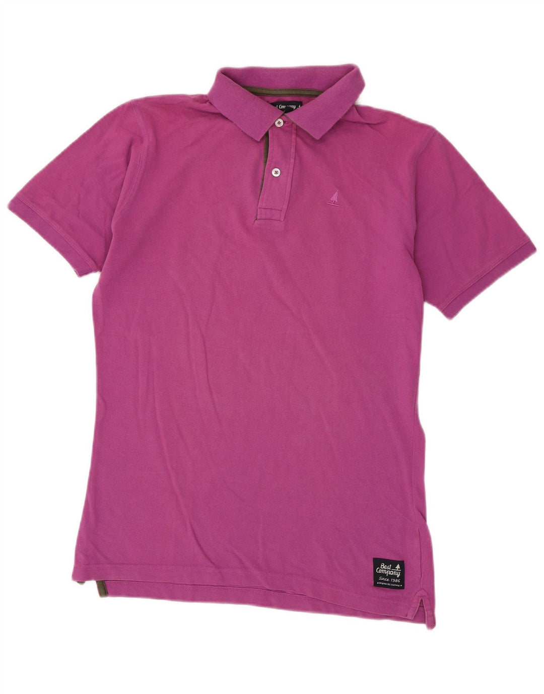 BEST COMPANY Polo para hombre rosa medio