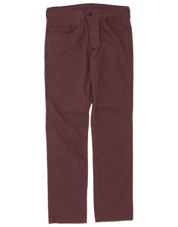 Levi's Mens 511 Slim Jeans W30 L30 Algodón Borgoña