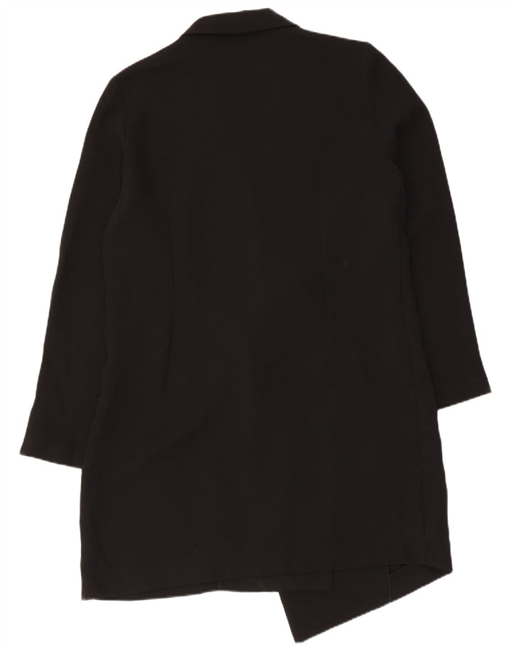 Topshop Abrigo para mujer UK 40 Mediano Poliéster negro