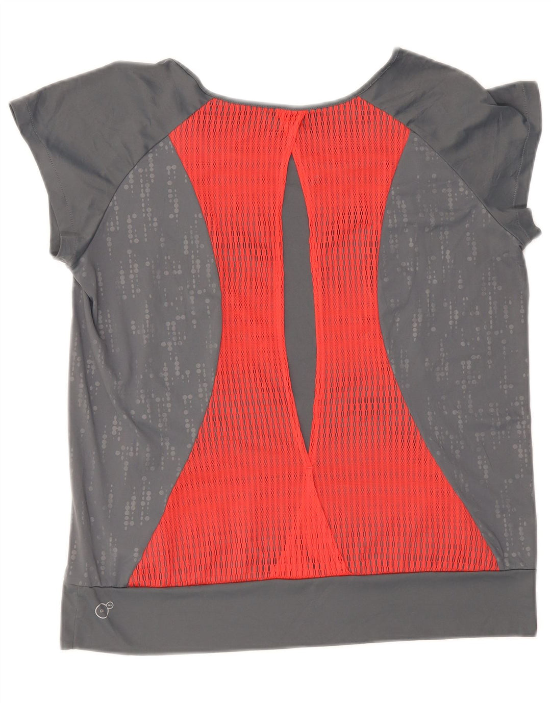 Puma Camiseta para mujer Top UK 40 Grande Gris Manchado Poliéster