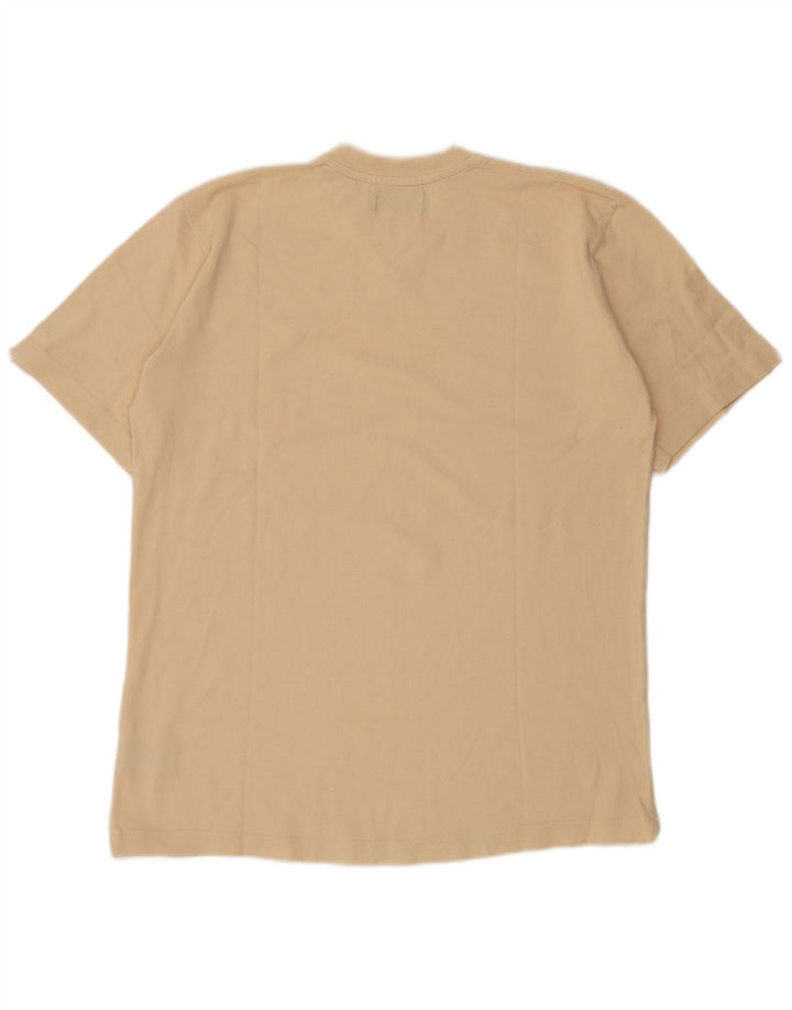 KAPPA Hombre Camiseta Top Large Beige Algodón