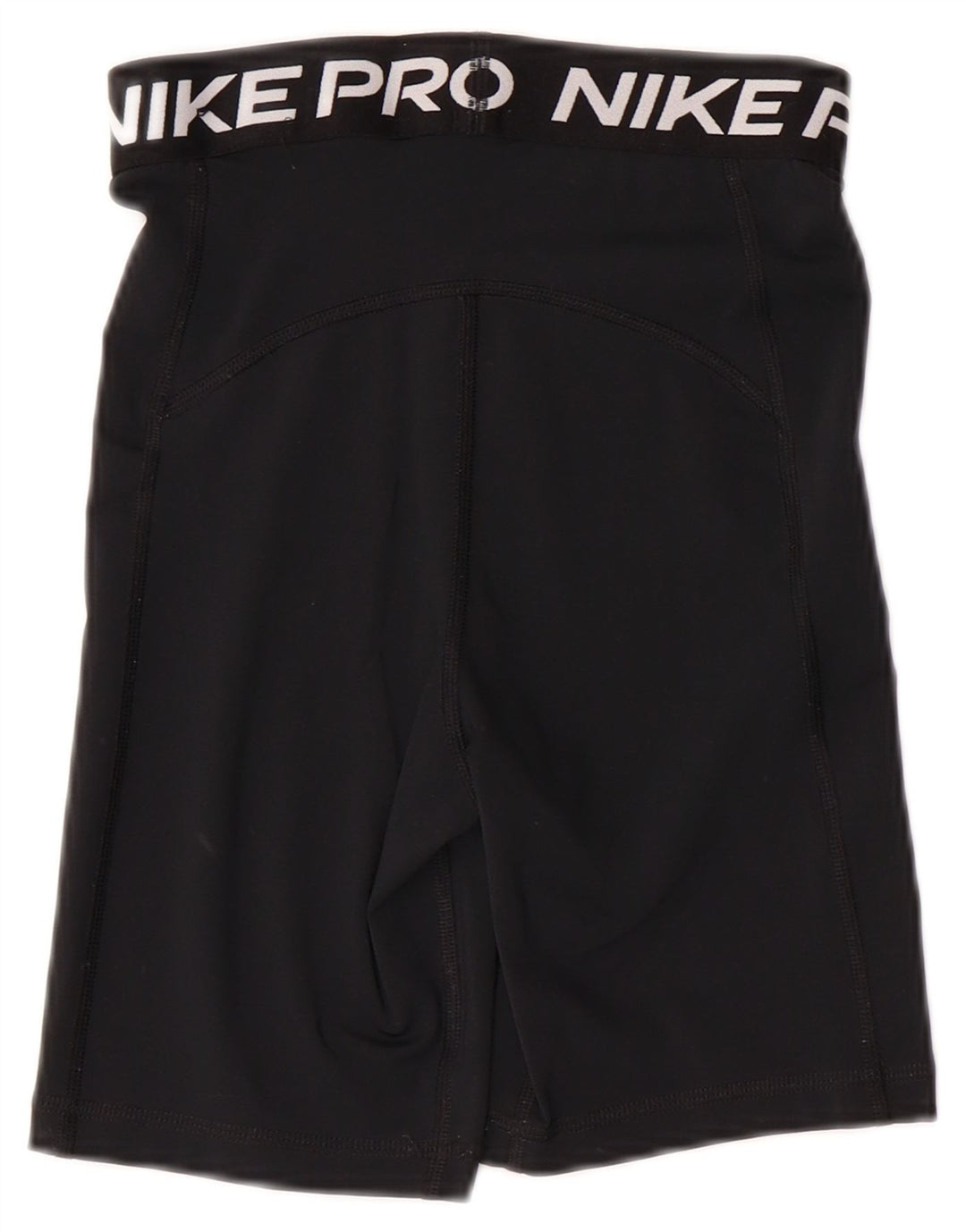 NIKE Pantalones cortos deportivos Dri Fit Graphic para mujer UK 4 XS Poliéster negro