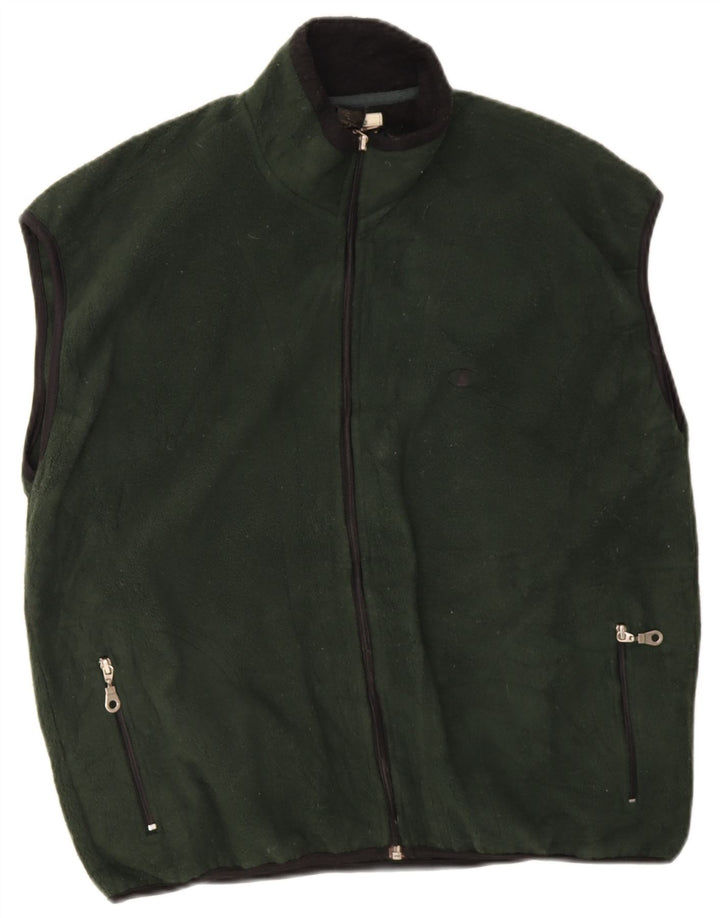 Champion Chaleco polar para hombre UK 38 Medium Khaki