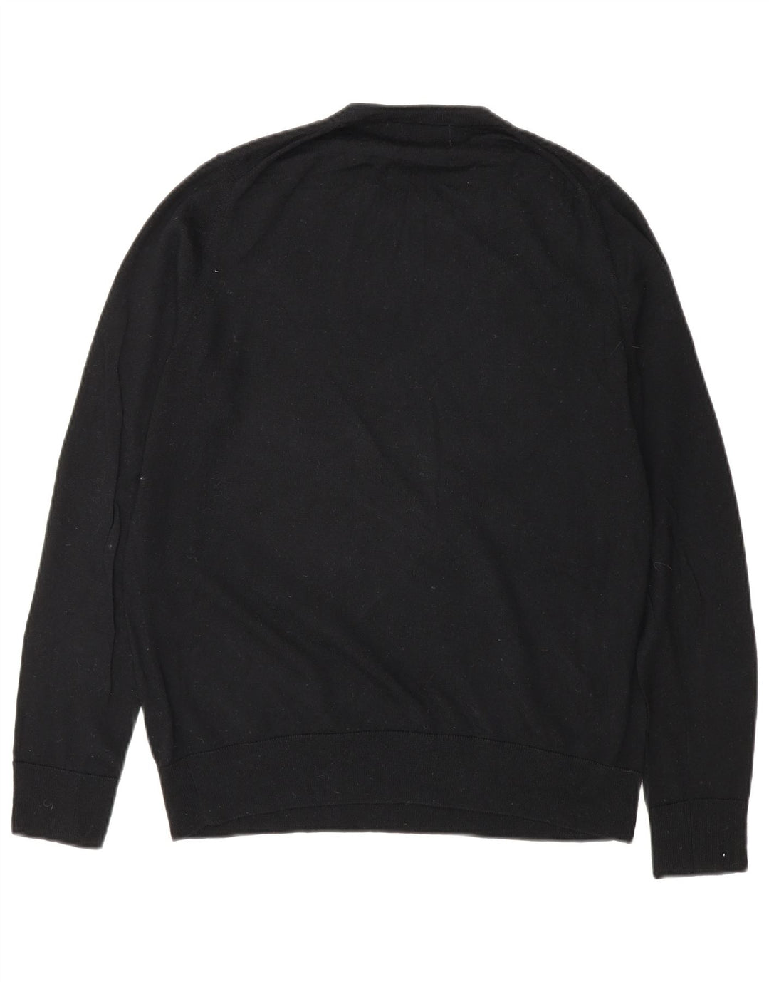 Marks & Spencer - Jersey de cuello redondo para mujer, talla 40, talla mediana, lana negra