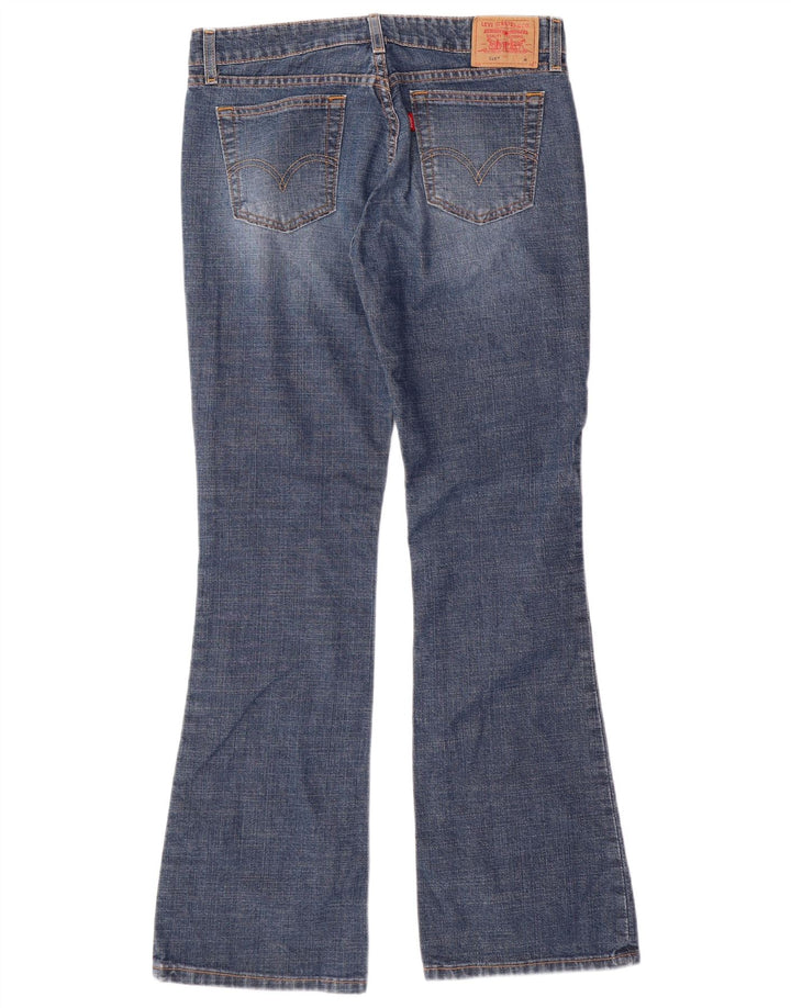 LEVI'S Jeans 518 Super Low Bootcut para mujer US 9 Medium W31 L32 Algodón azul