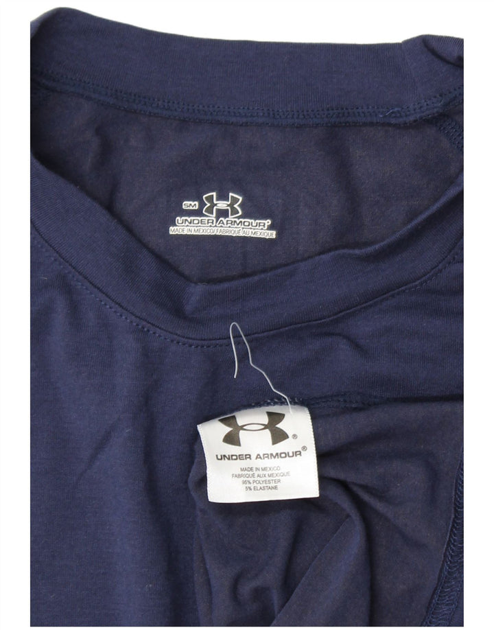 UNDER ARMOUR Camiseta para hombre Top Small Azul marino Poliéster