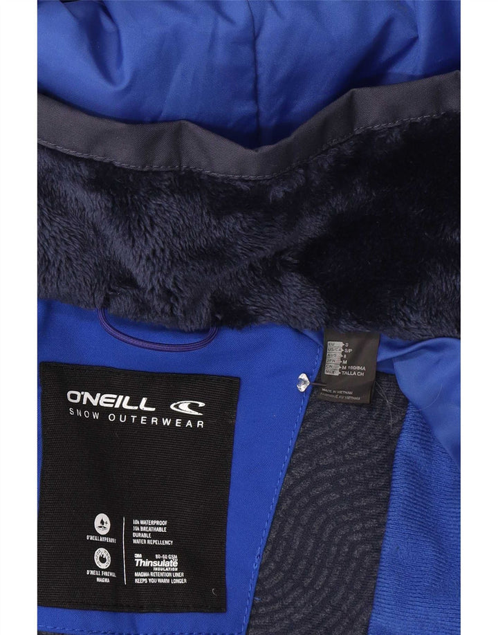 O'Neill Chaqueta cortavientos con capucha para mujer UK 10 Small Azul marino manchado