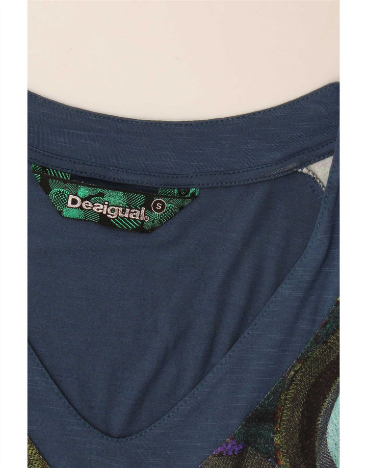 Desigual Vestido tubo para mujer Reino Unido 10 Pequeño Multicolor Geométrico