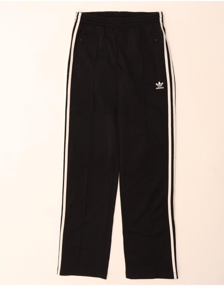 Adidas Pantalones de chándal para mujer UK 8 Small Negro Poliéster