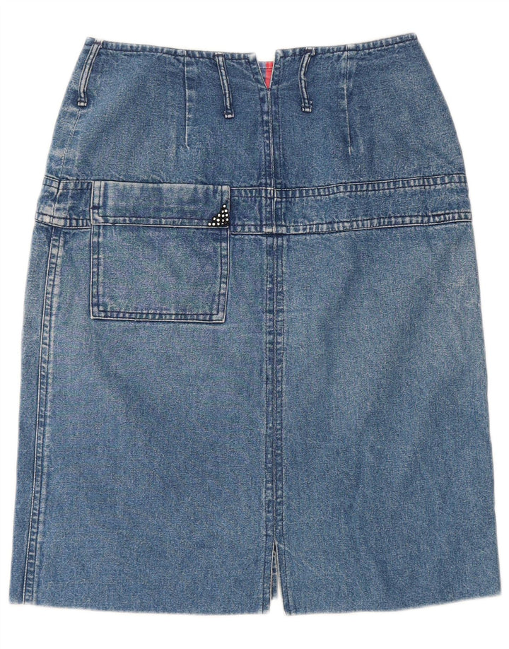 Falda vaquera para mujer POP 84 IT 42 Medium W28 Algodón azul