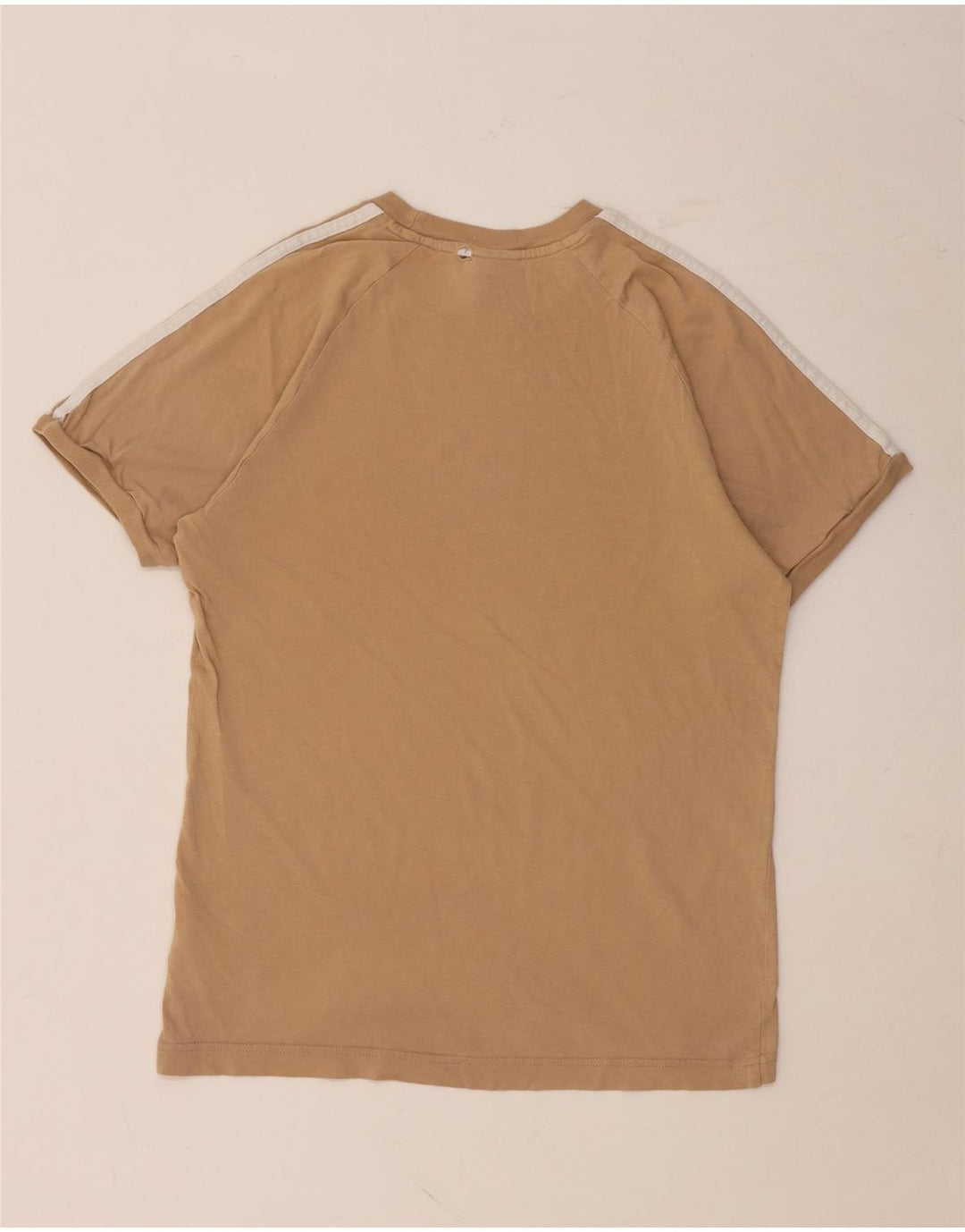 ADIDAS Camiseta para mujer Top UK 12 Algodón beige medio