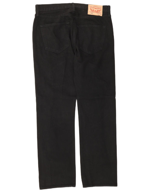 Levi's Jeans rectos 501 para hombre W32 L30 Algodón negro