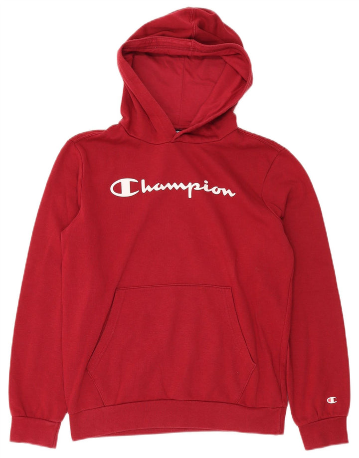 CHAMPION Jersey con capucha gráfica para niños 13-14 años XL Rojo