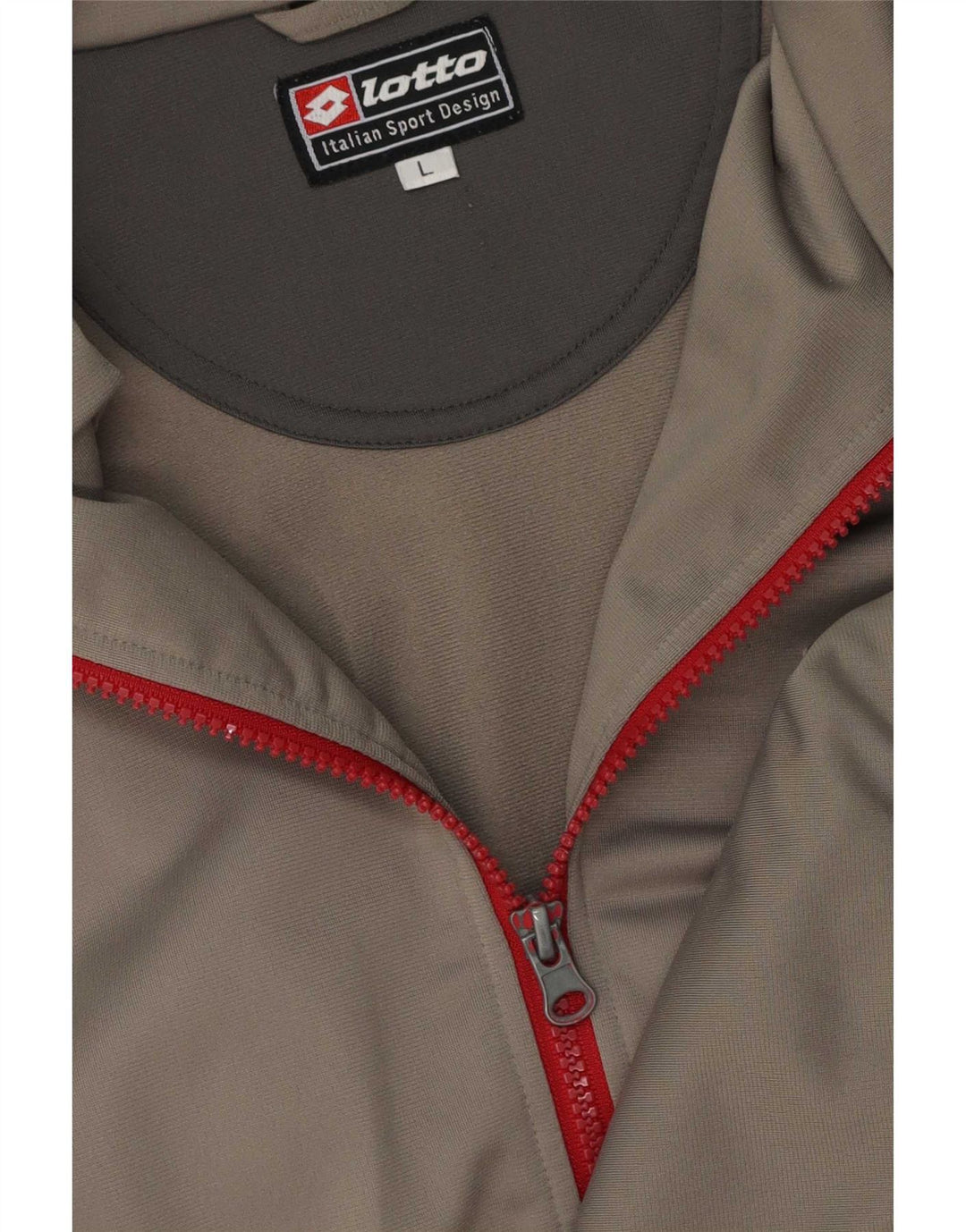 Chaqueta superior de chándal para hombre Lotto Gris grande