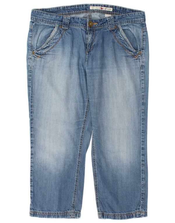 Dkny Jeans rectos para mujer US 14 XL W36 L24 Algodón azul