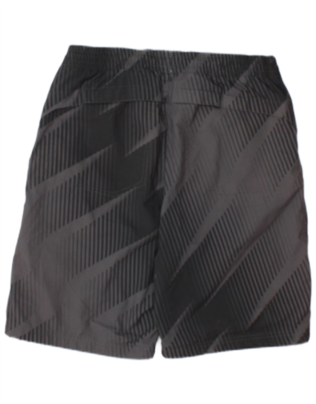 Nike Pantalones cortos deportivos para hombre UK 26/28 Small Gris Geométrico Poliéster